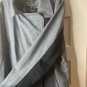 Addition Elle Michel Studio Asymmetrical Zip Trench. Size 2x Like New